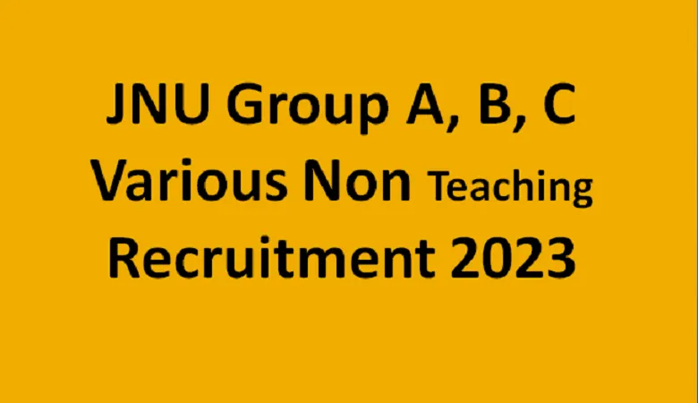 JNU Non Teaching Recruitment