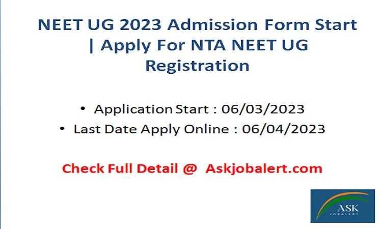 NEET UG 2023 Admission Form 
