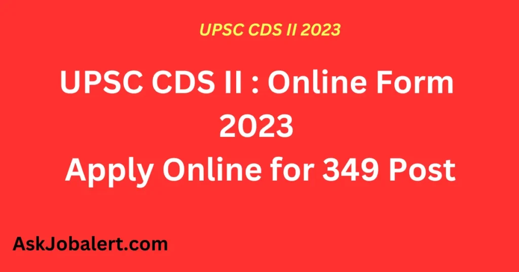 UPSC CDS II