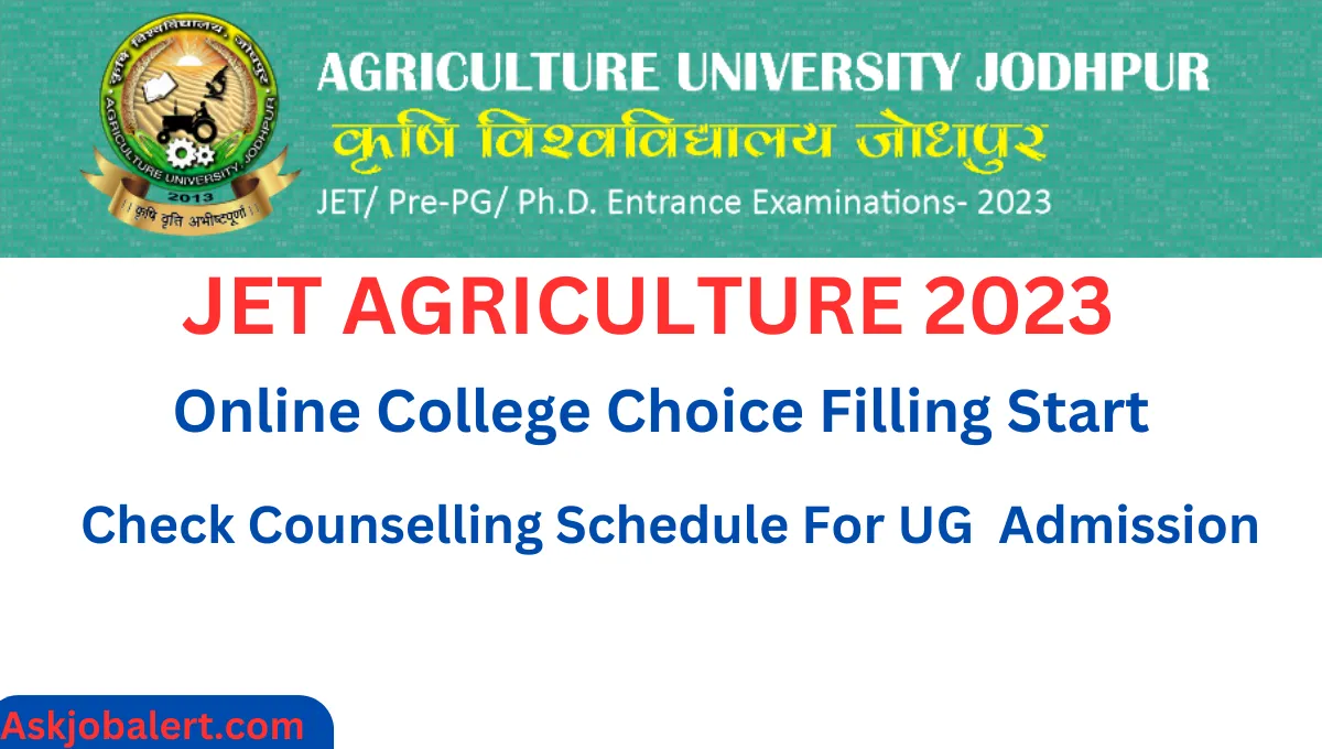Jet Agriculture 2023 Counselling