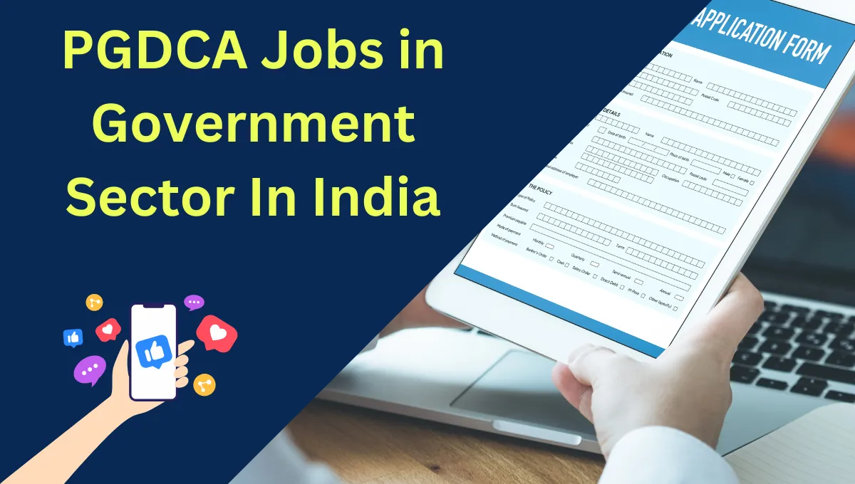 PGDCA Jobs in Government Sector