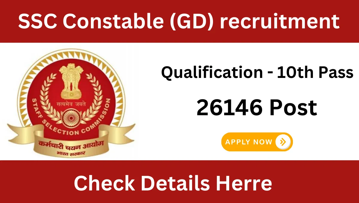 SSC Constable (GD) recruitment